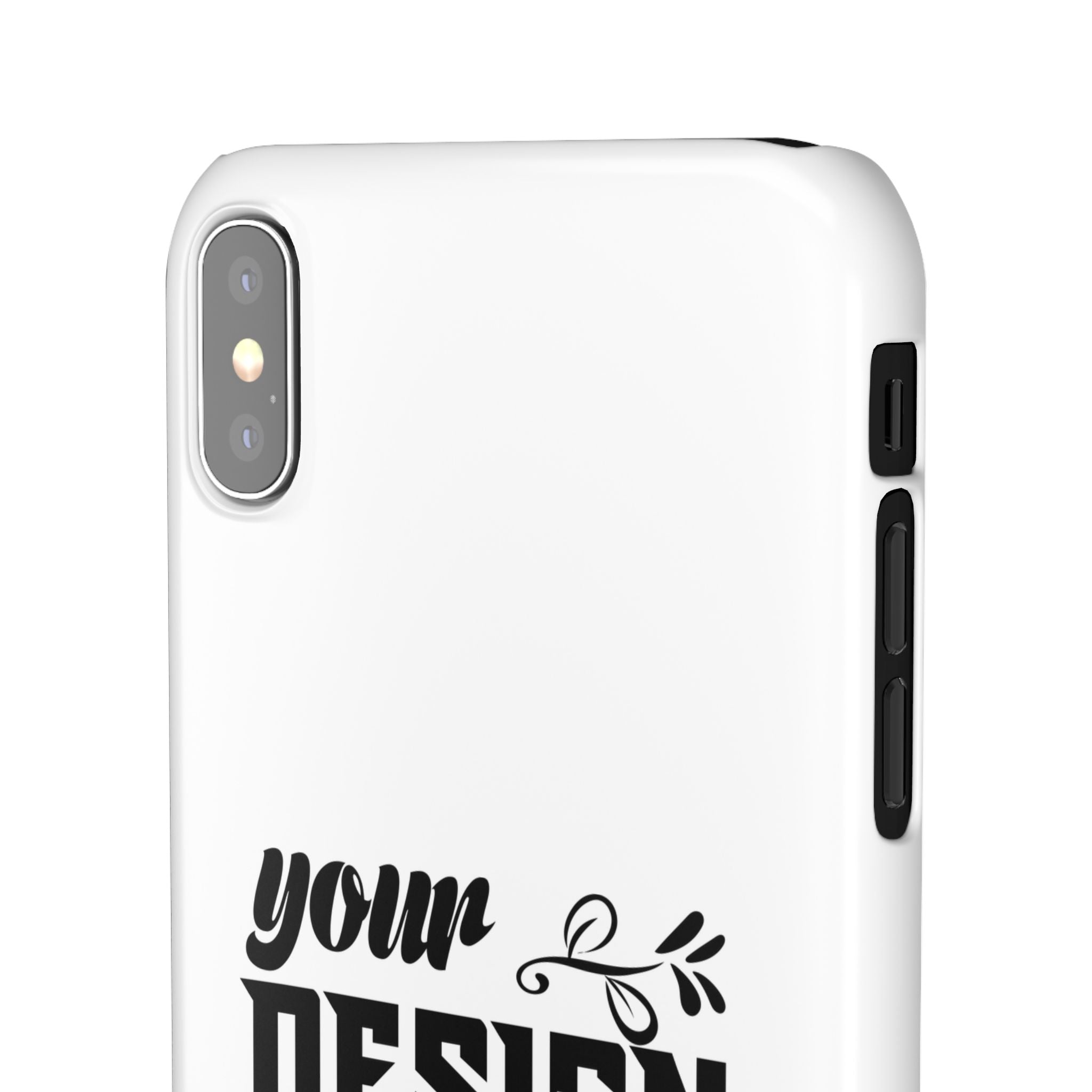 Customizable Snap Phone Case Slim Lightweight Polycarbonate Gloss Or Matte