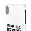 Customizable Snap Phone Case Slim Lightweight Polycarbonate Gloss Or Matte