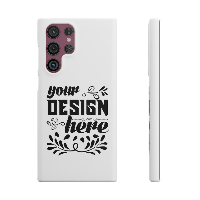 Customizable Snap Phone Case Slim Lightweight Polycarbonate Gloss Or Matte