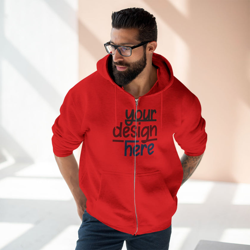 Customizable Lane Seven LS14003 Unisex Zip Hoodie