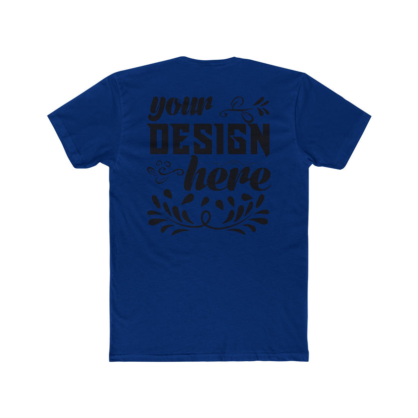 Customizable Next Level 3600 Unisex Cotton Crew Neck Short Sleeve Tee