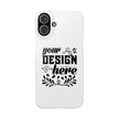 Customizable Snap Phone Case Slim Lightweight Polycarbonate Gloss Or Matte