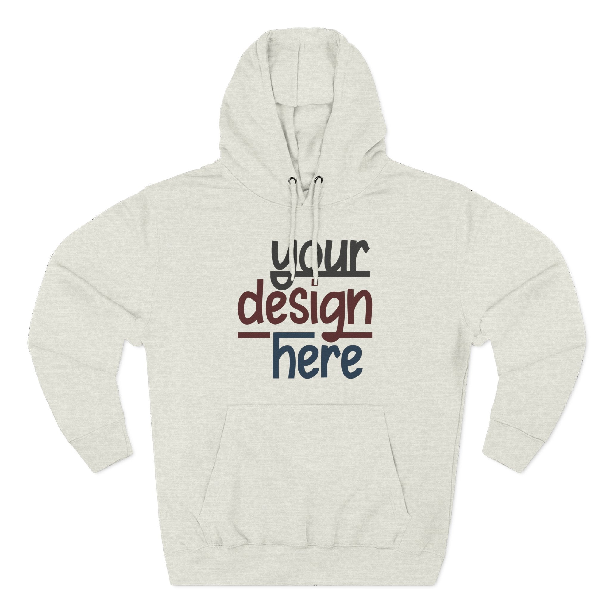 Customizable Lane Seven LS14001 Unisex Three Panel Fleece Hoodie