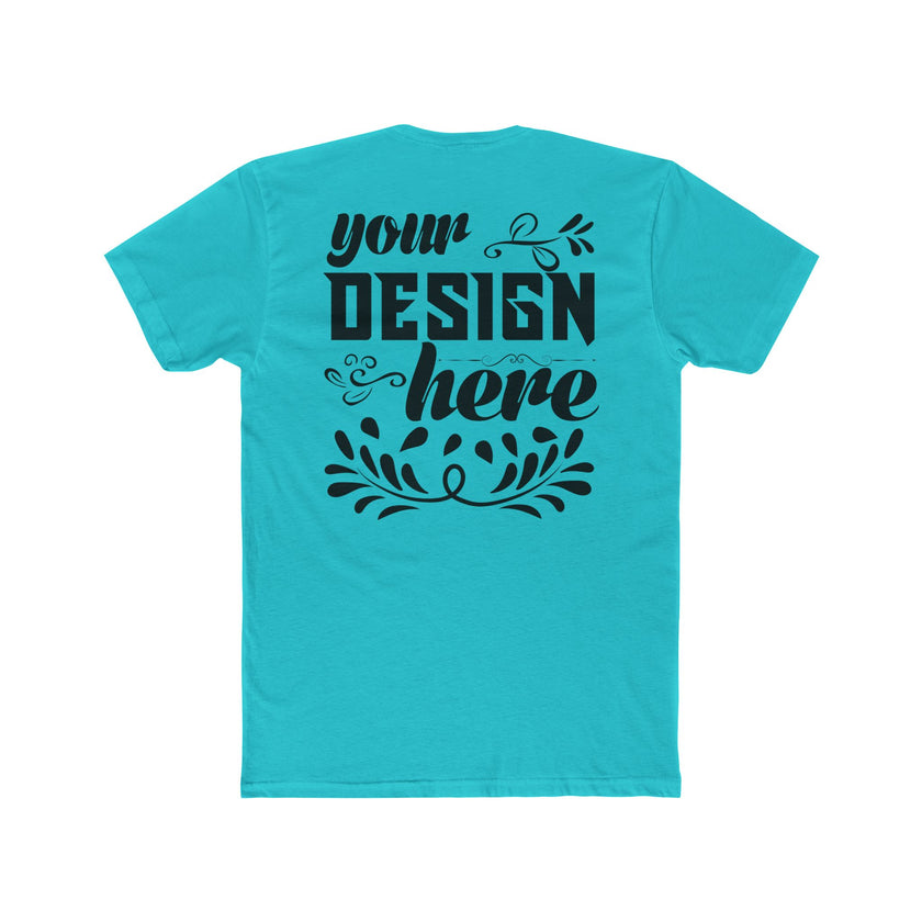 Customizable Next Level 3600 Unisex Cotton Crew Neck Short Sleeve Tee