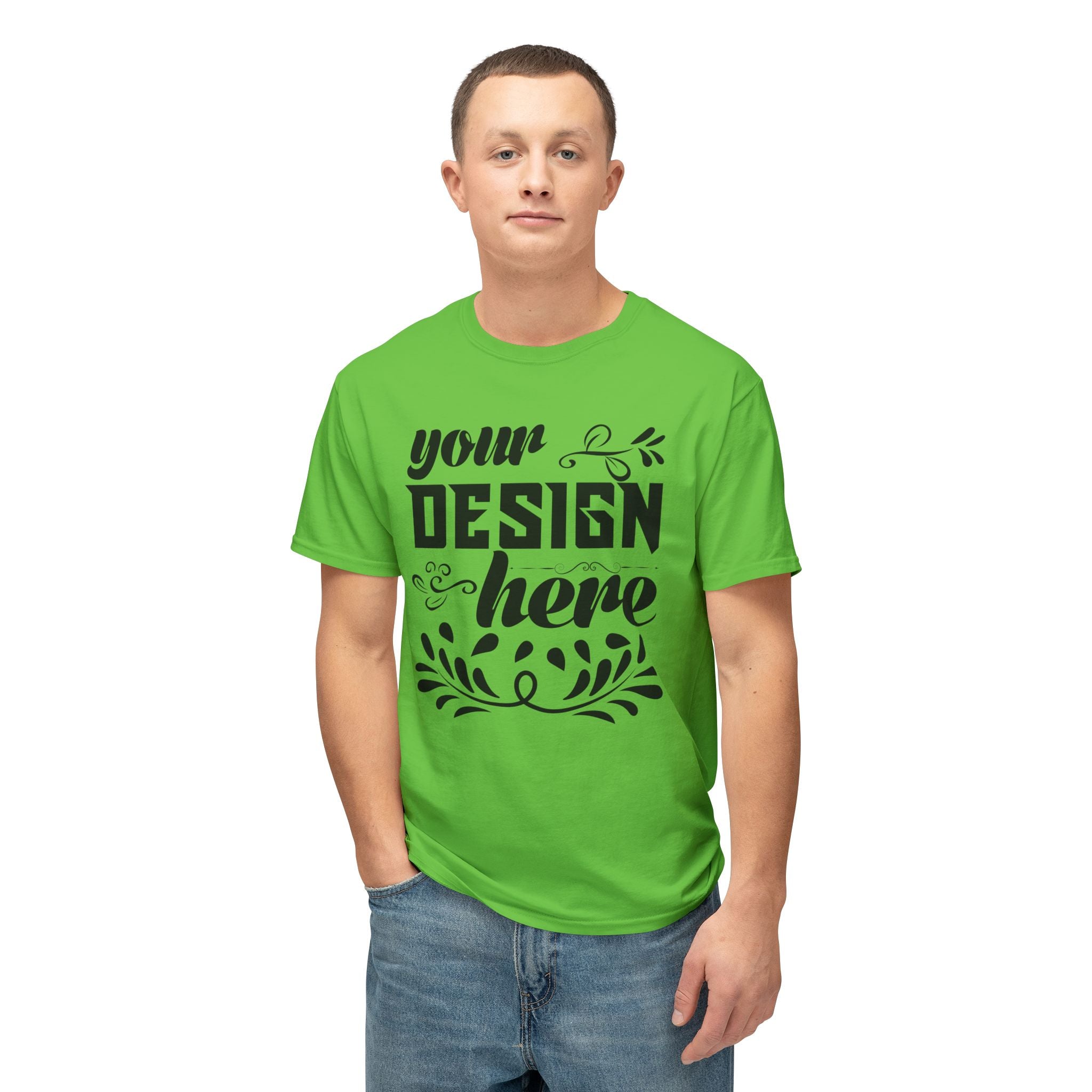 Customizable Fruit Of The Loom 3930R Unisex HD Cotton T-Shirt