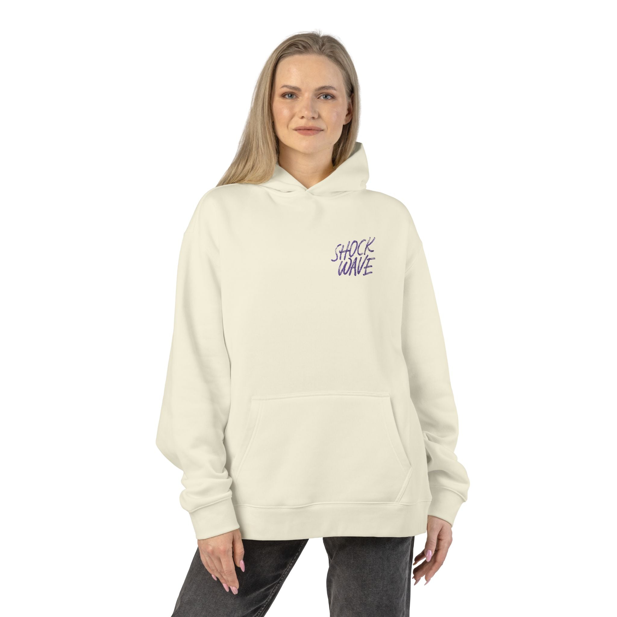 AS Colour 5161 Unisex Relaxed Hoodie | Shock Wave Embroidery