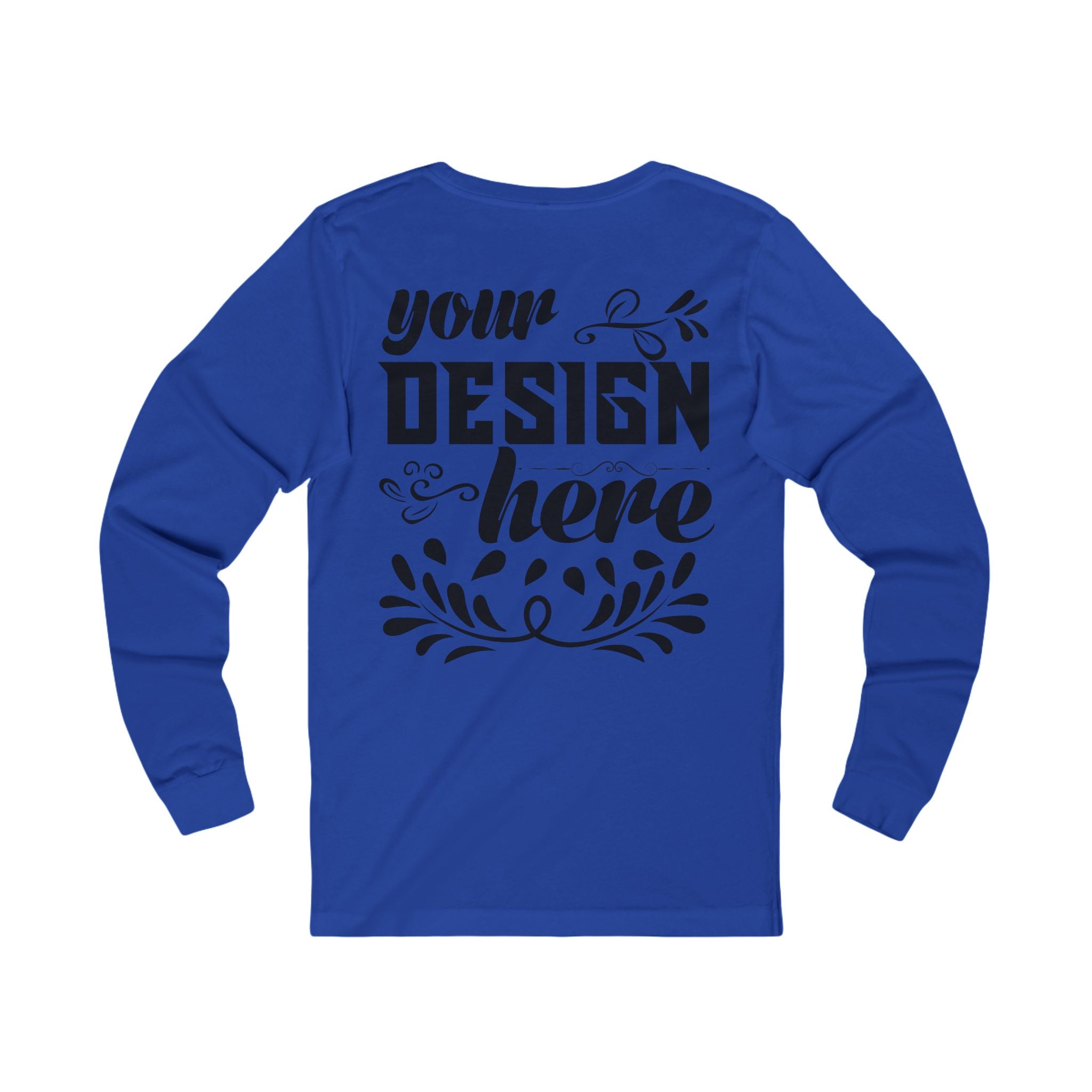 Customizable Bella+Canvas 3501 Unisex Jersey Long Sleeve Tee