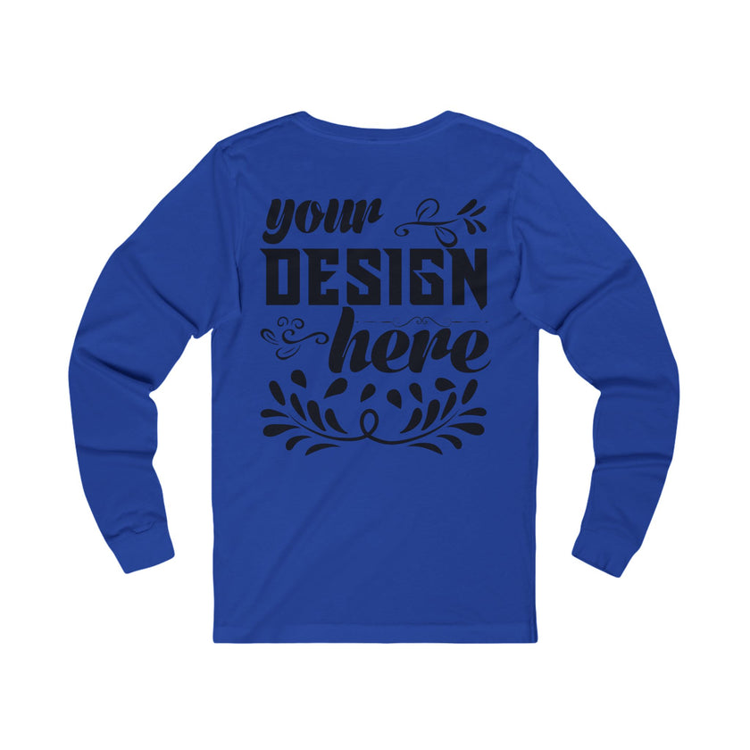 Customizable Bella+Canvas 3501 Unisex Jersey Long Sleeve Tee