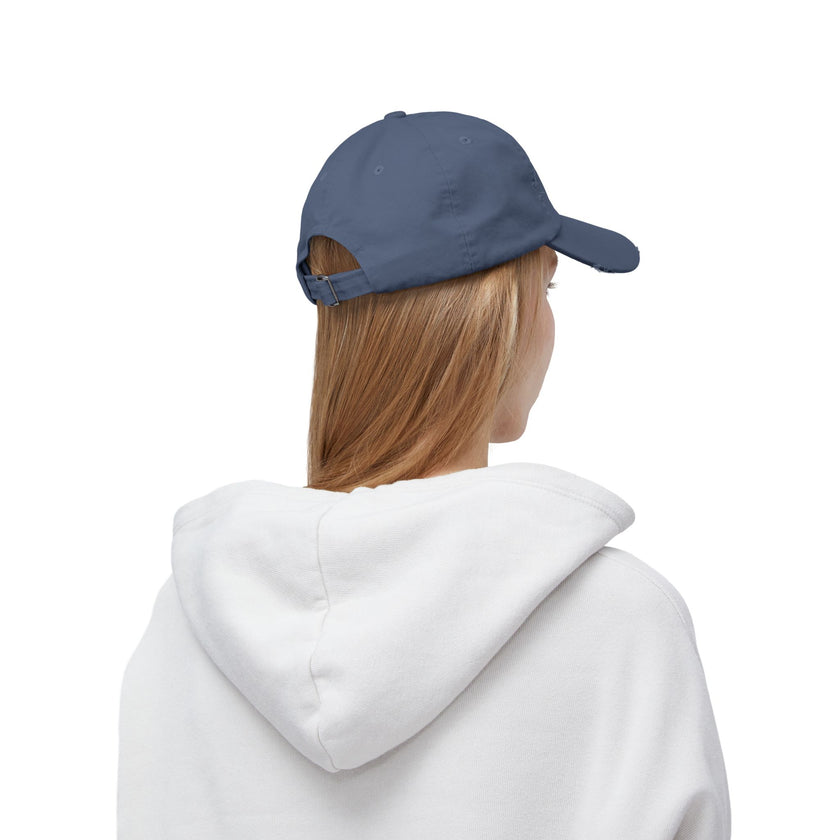 Customizable District DT600 Distressed Cotton Cap for Personalized Style
