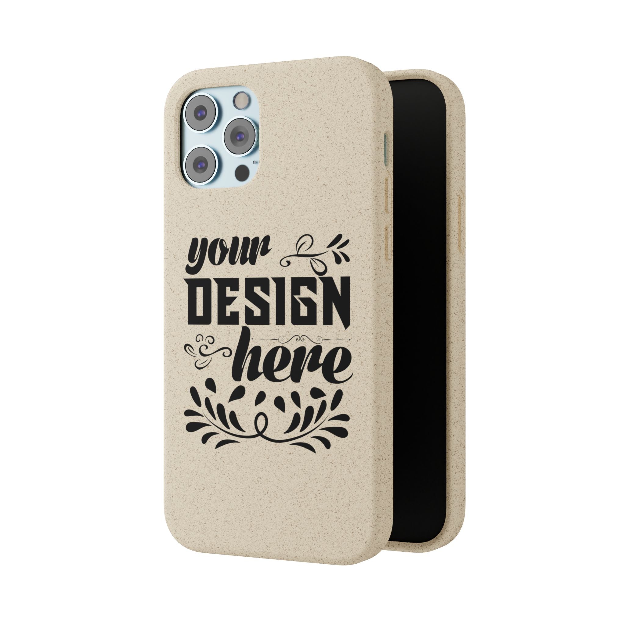Customizable Biodegradable Phone Case Matte Finish Wireless Charging