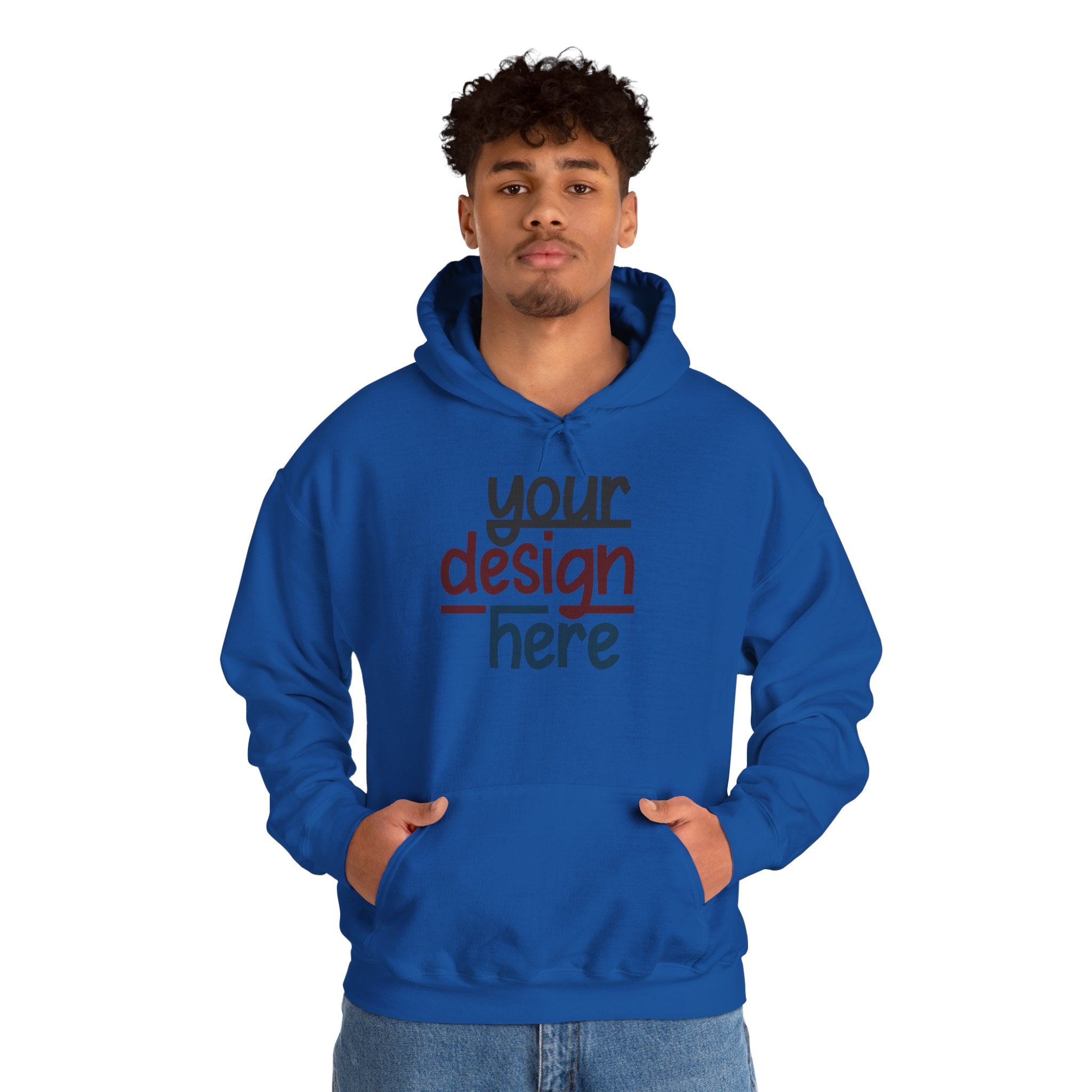 Customizable Gildan 18500 Unisex Heavy Blend Hooded Sweatshirt