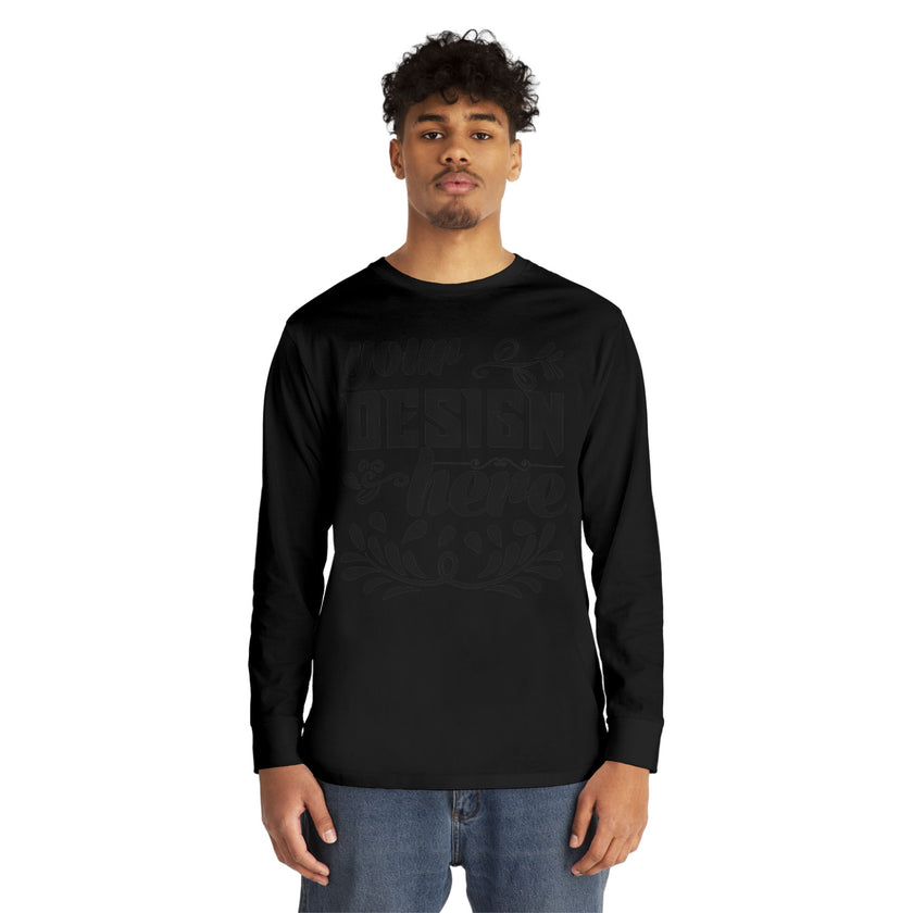 Customizable Lane Seven LS15009 Unisex Long Sleeve Crewneck Tee