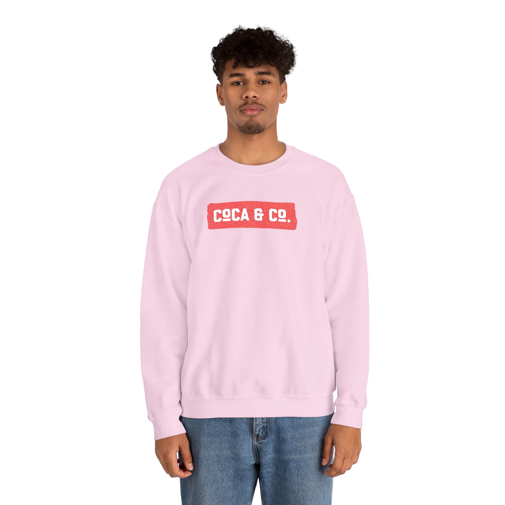 Gildan 18000 Unisex Crewneck Sweatshirt | Coca & Co Embroidery