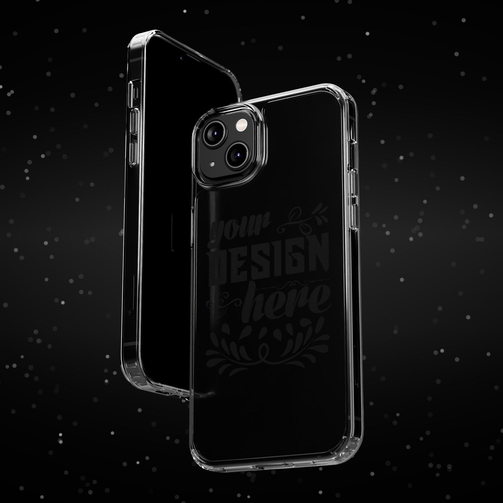 Customizable Clear Impact Resistant Phone Case With TPU Sides Wireless Ready