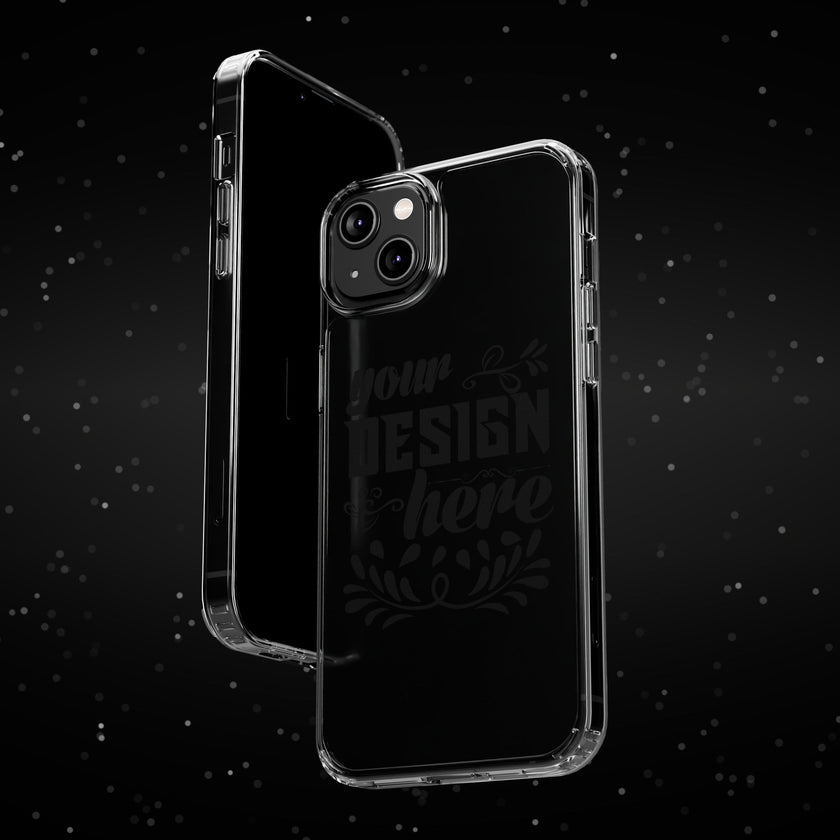 Customizable Clear Impact Resistant Phone Case With TPU Sides Wireless Ready
