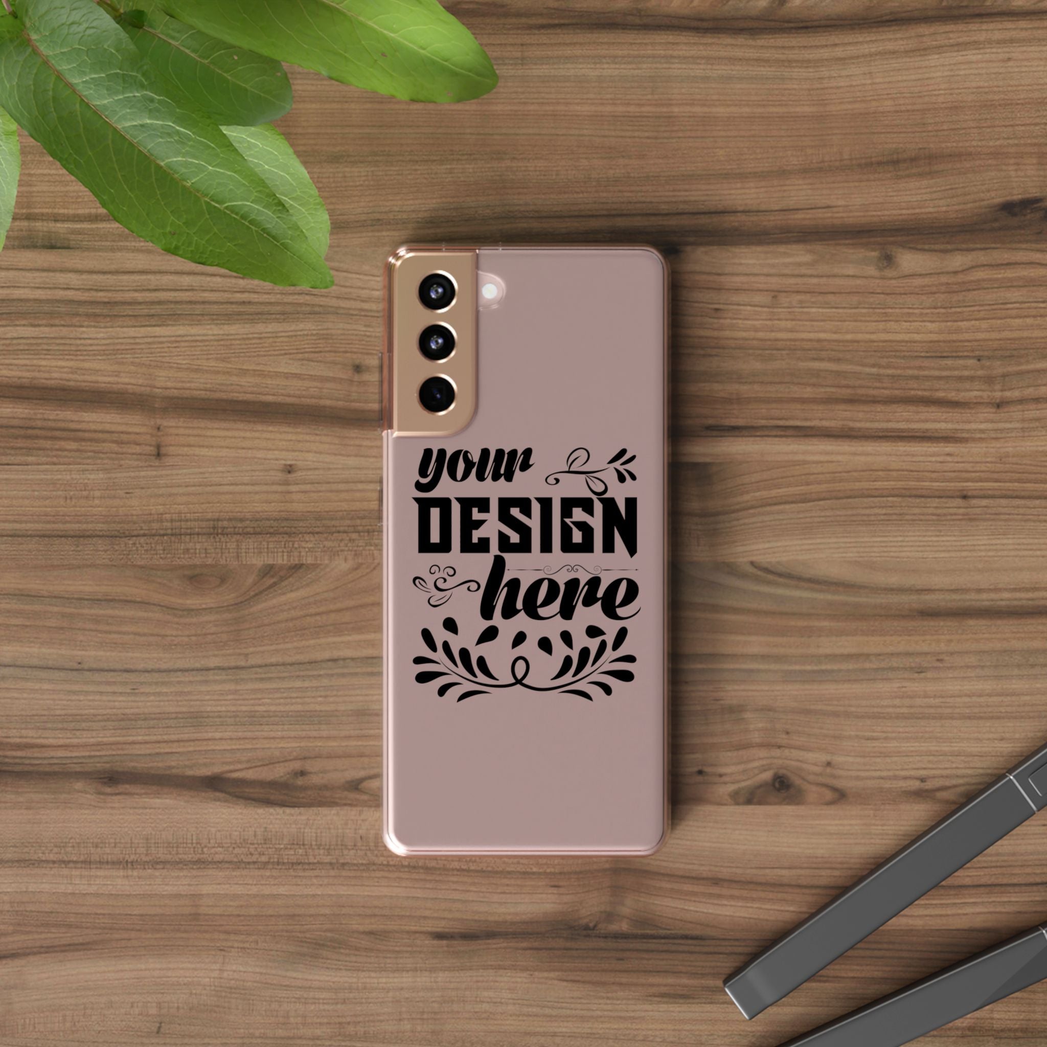 Customizable Clear Phone Case Slim Lightweight Scratch Resistant Protection