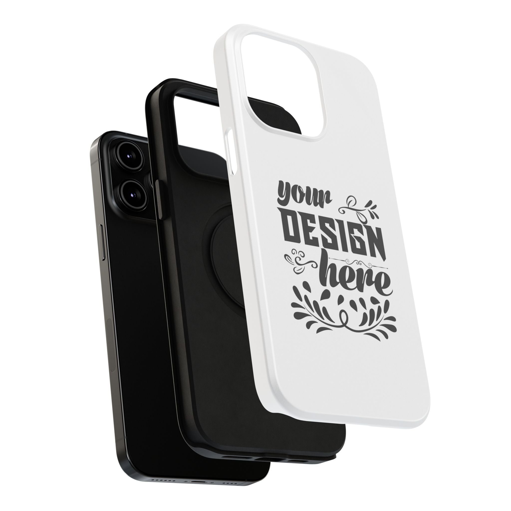 Customizable Impact Resistant Phone Case Dual Layer With Matte Or Glossy