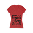 Customizable Bella+Canvas 6035 Womens Deep V Neck T Shirt