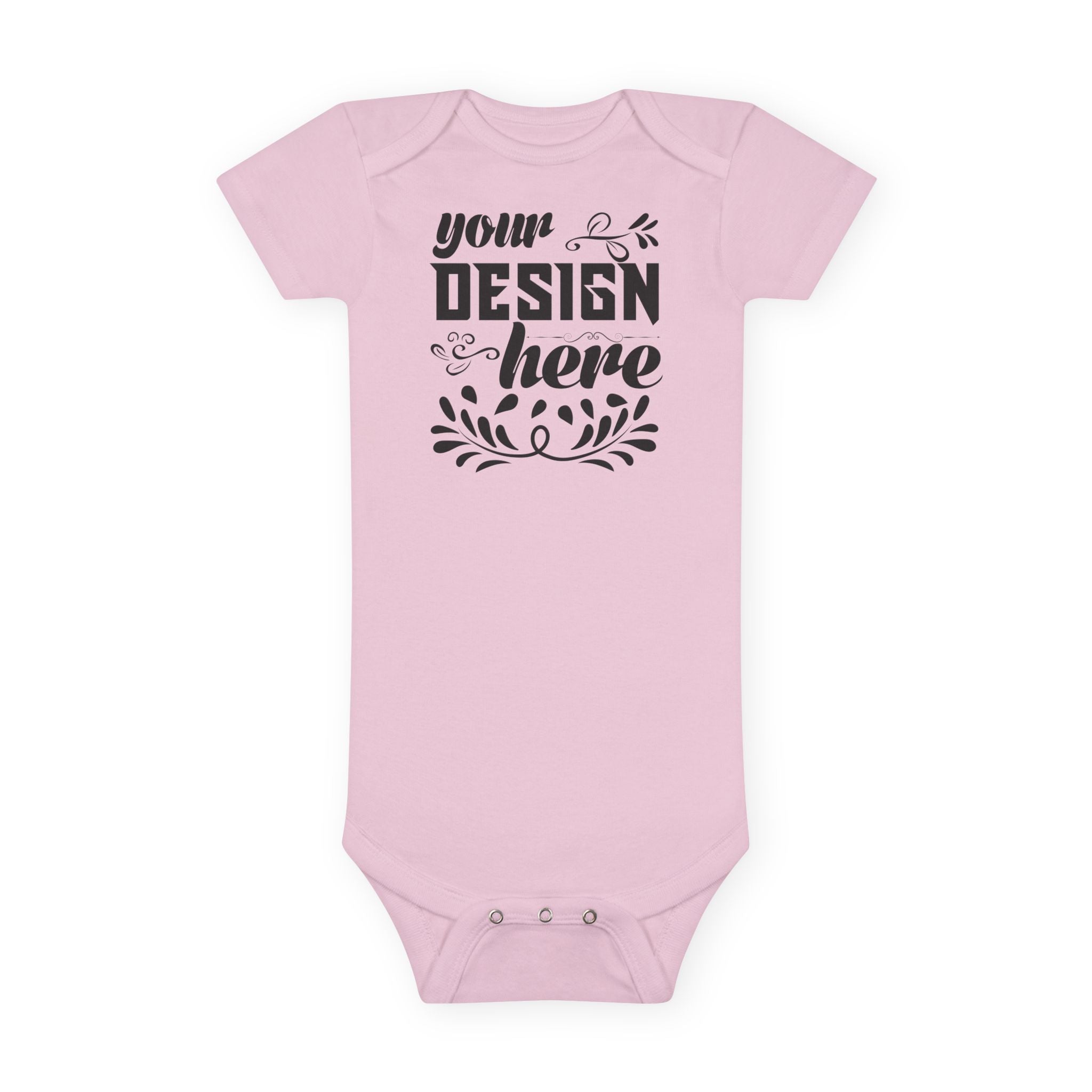 Customizable Gerber Childrenswear 6516A Baby Short Sleeve Onesie
