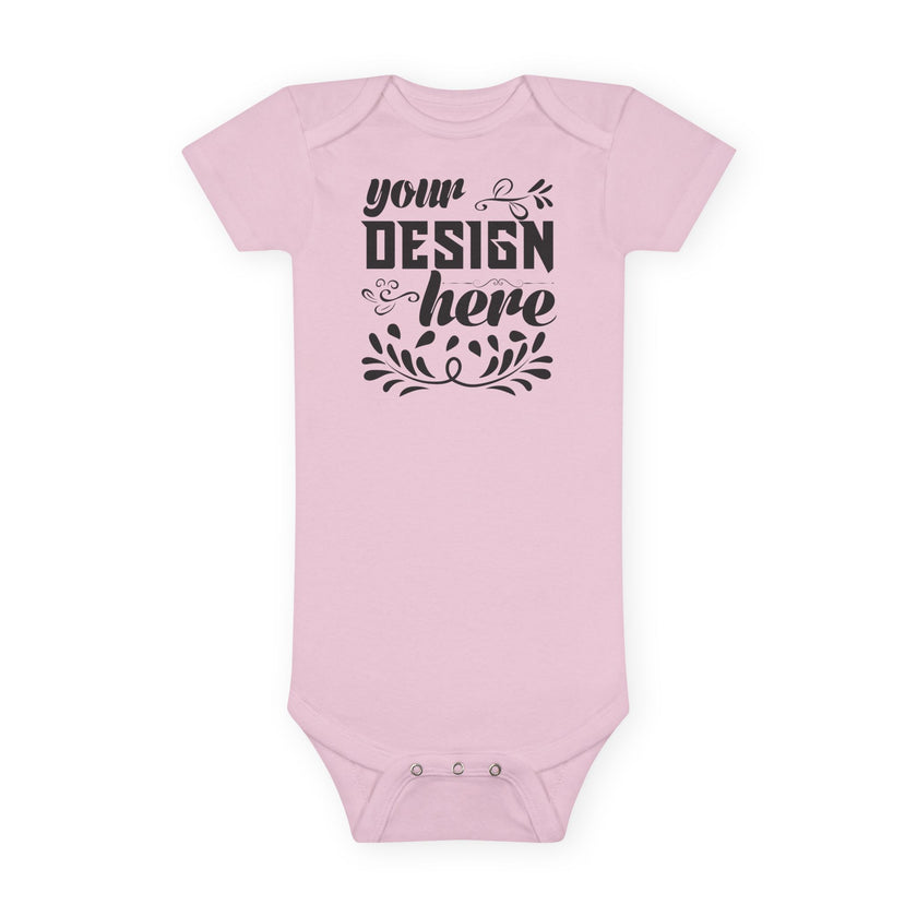 Customizable Gerber Childrenswear 6516A Baby Short Sleeve Onesie