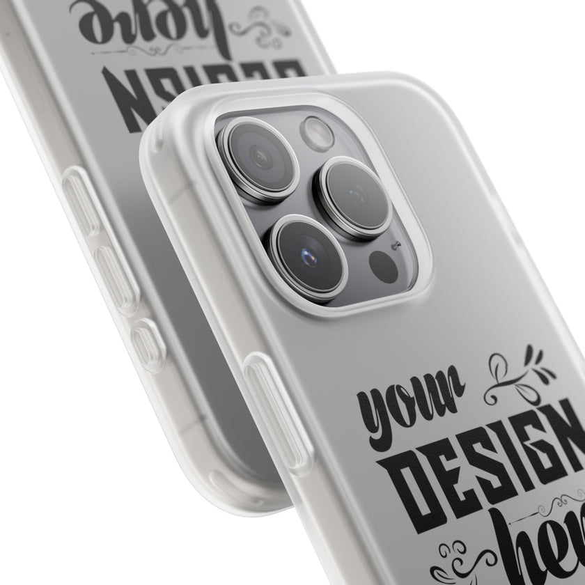 Customizable Flexi TPU Phone Case Slim Matte Protective Cover