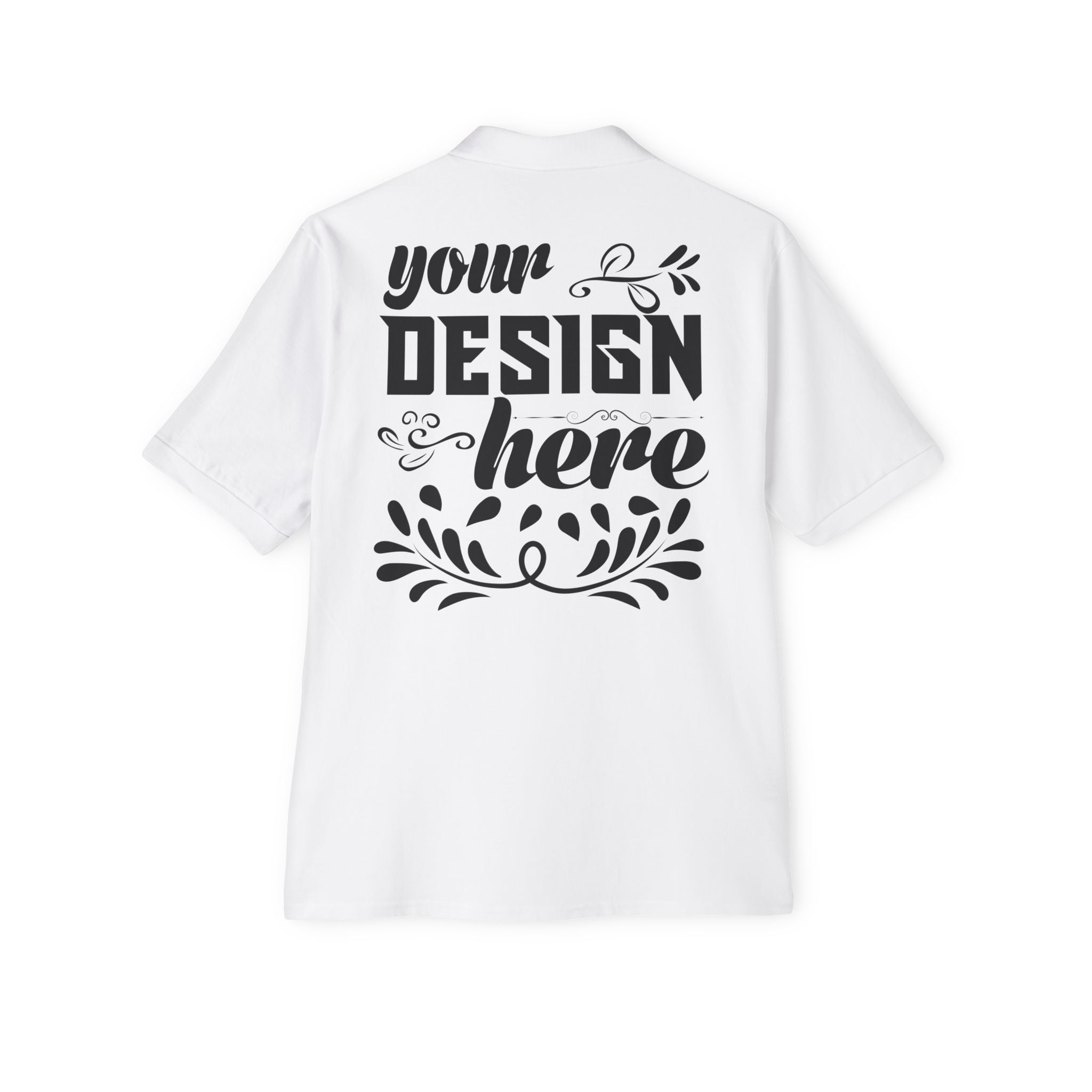 Customizable Jerzees 443M Mens Pique Polo T-Shirt Classic Fit