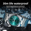 Nameria Podagar Quartz Day Date Watch Stainless Steel