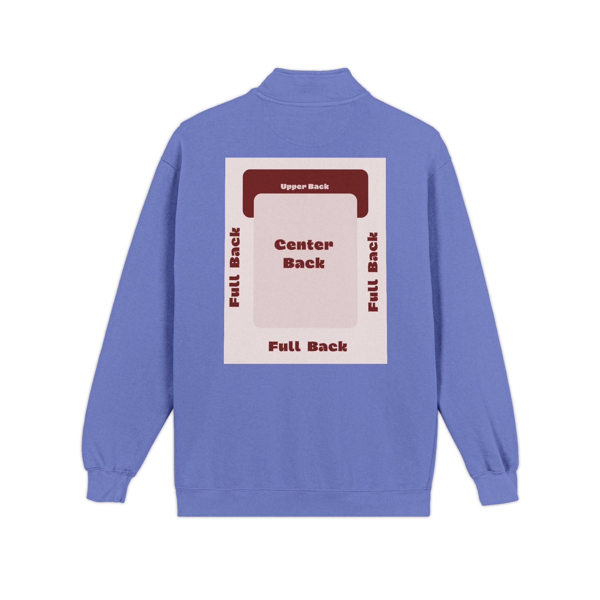 Customizable Comfort Colors 1580 Unisex Quarter Zip Sweatshirt