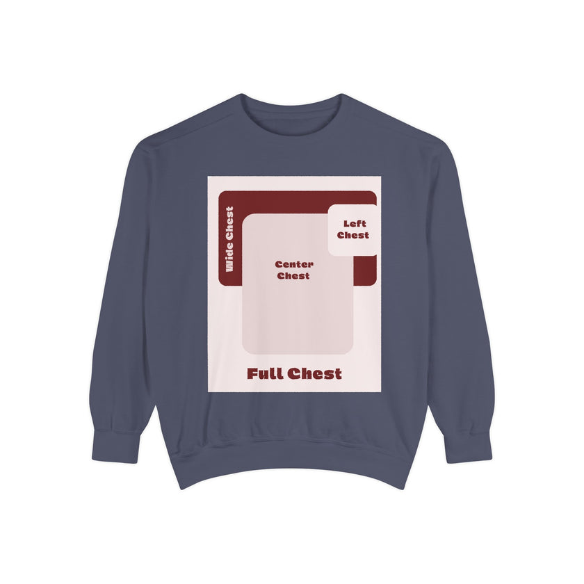 Customizable Comfort Colors 1566 Unisex Garment Dyed Sweatshirt DTG Custom Design