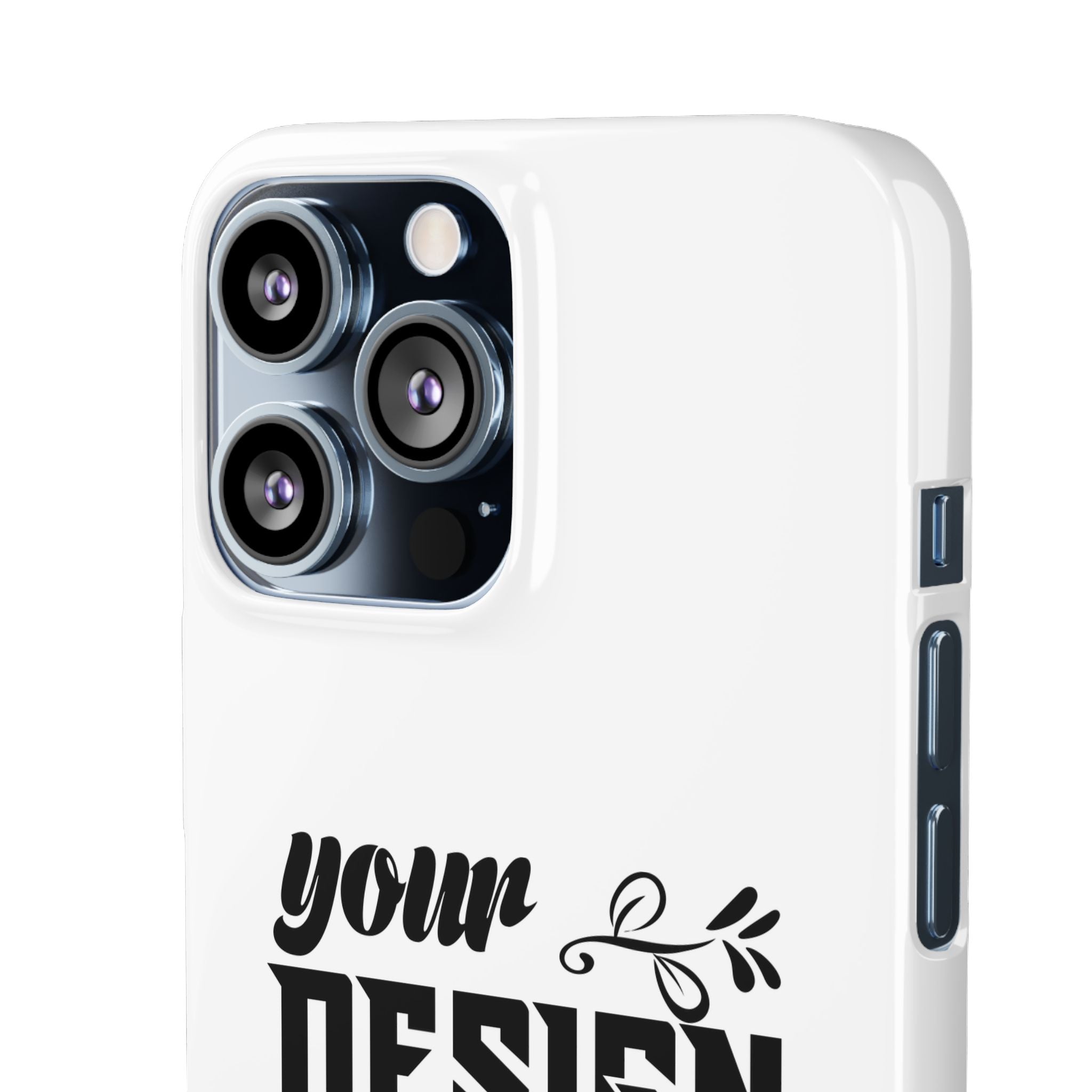 Customizable Snap Phone Case Slim Lightweight Polycarbonate Gloss Or Matte