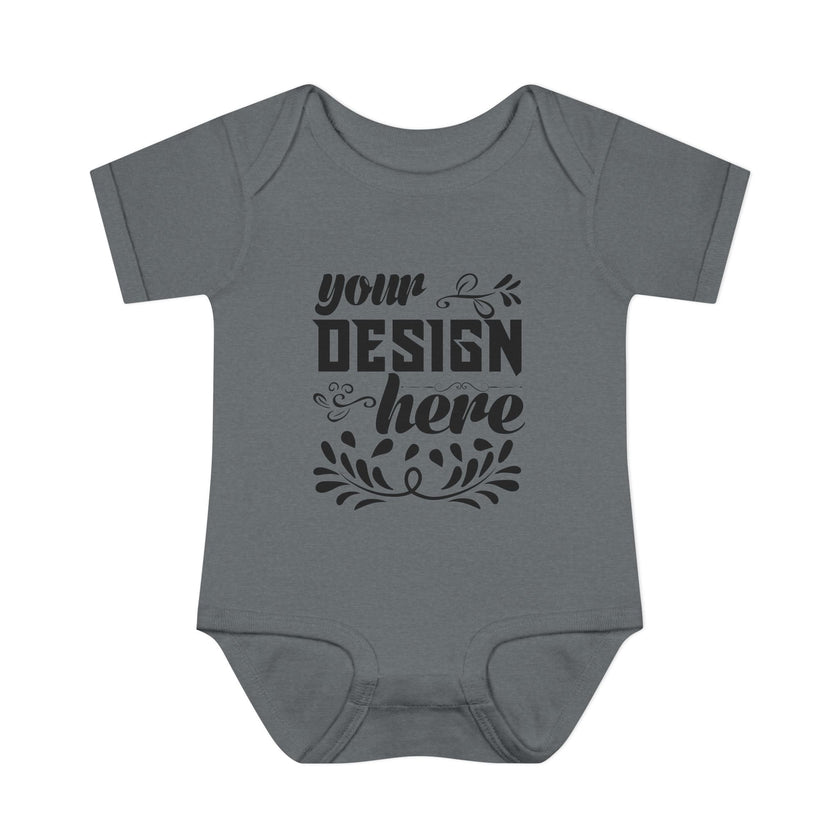 Customizable Infant Baby Rib Bodysuit Rabbit Skins 4400 Unisex