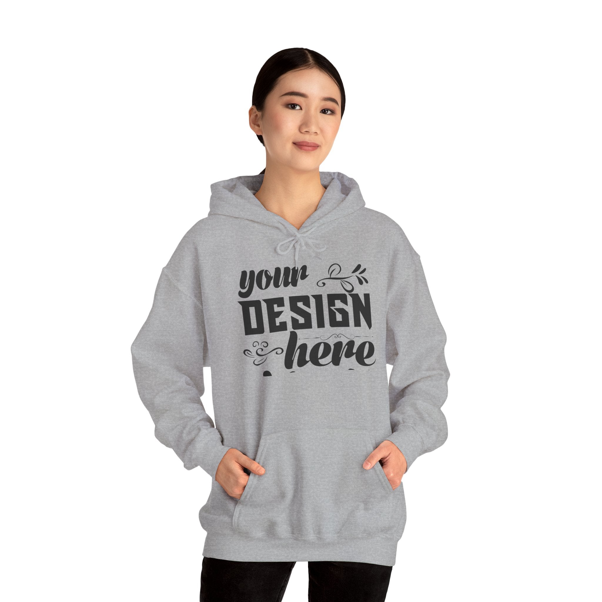 Customizable Gildan 18500 Unisex Heavy Blend Hooded Sweatshirt