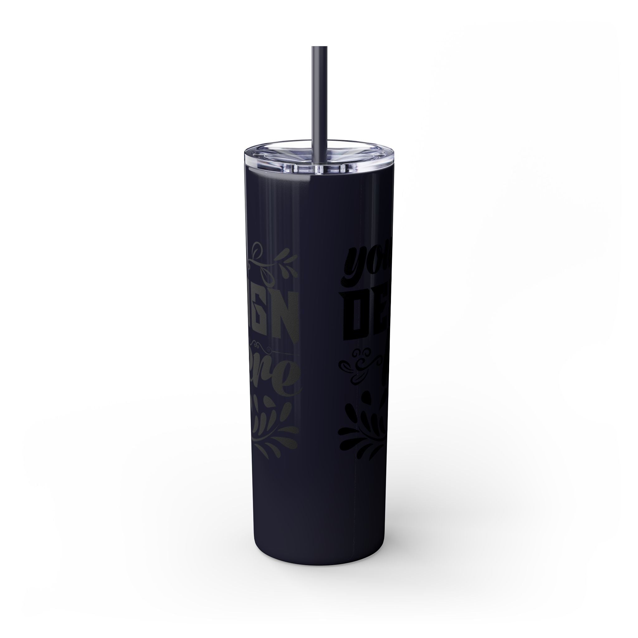 Customizable Maars 20oz Skinny Tumbler with Straw Stainless Steel