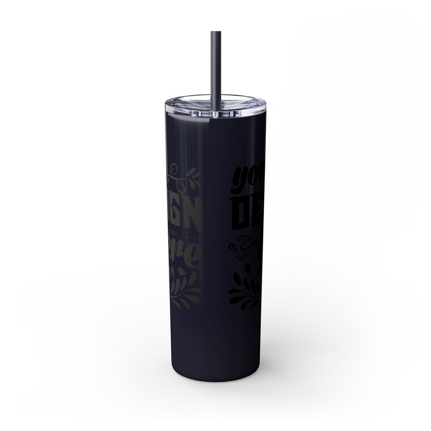 Customizable Maars 20oz Skinny Tumbler with Straw Stainless Steel