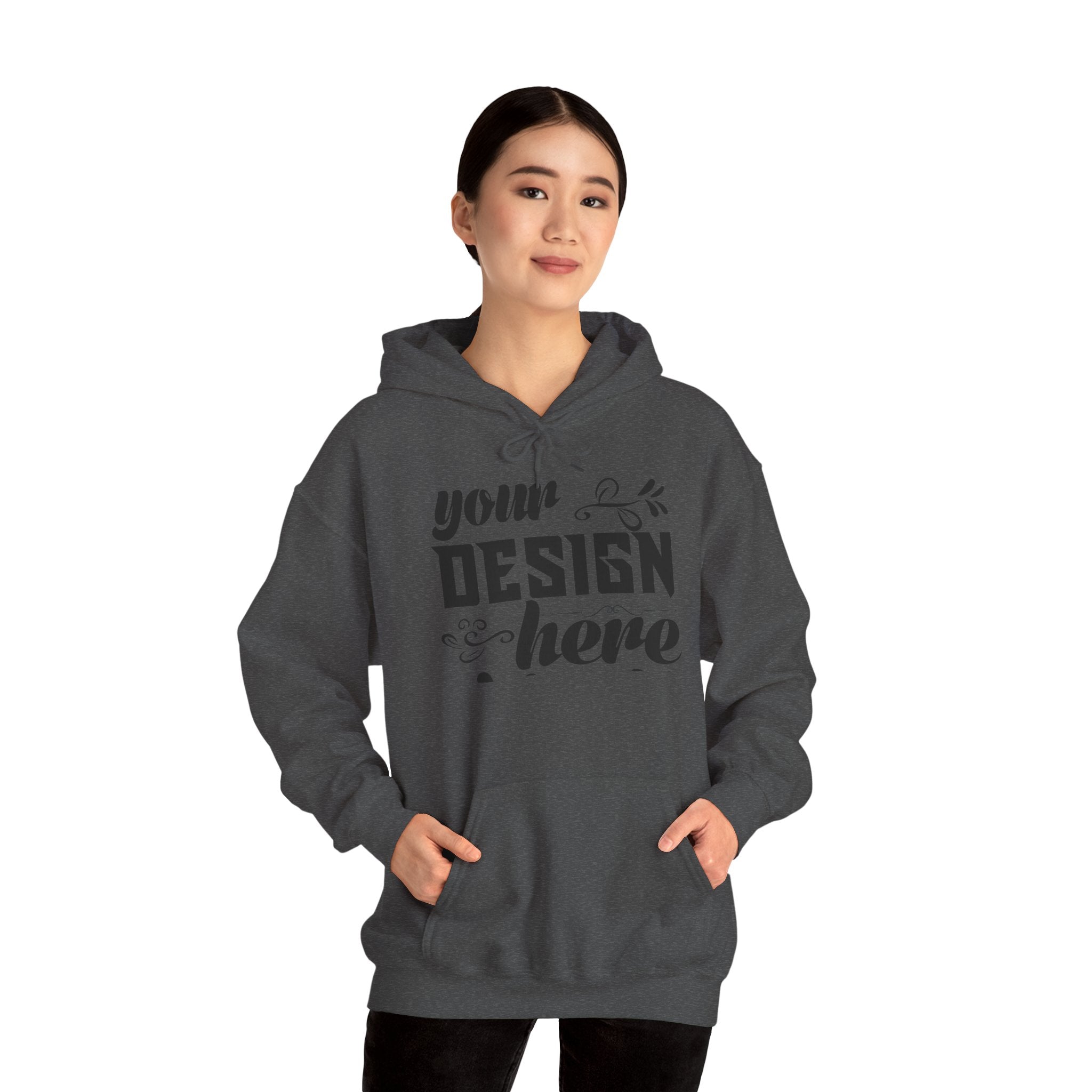 Customizable Gildan 18500 Unisex Heavy Blend Hooded Sweatshirt