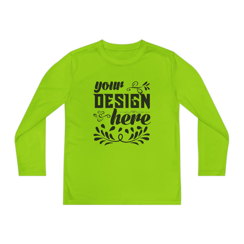 Customizable Sport Tek YST350LS Youth Long Sleeve Competitor Tee