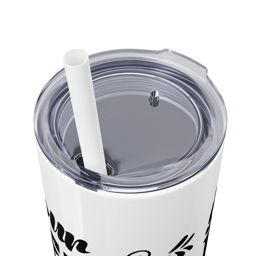 Customizable Maars 20oz Skinny Tumbler with Straw Stainless Steel