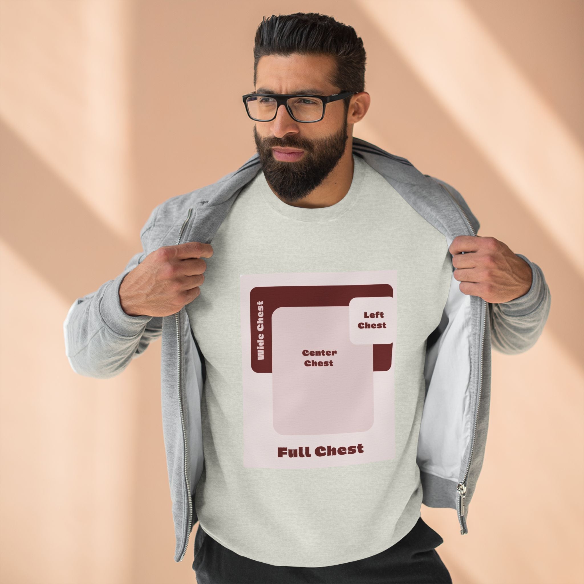 Customizable Lane Seven LS14004  Unisex Crewneck Sweatshirt DTG Design