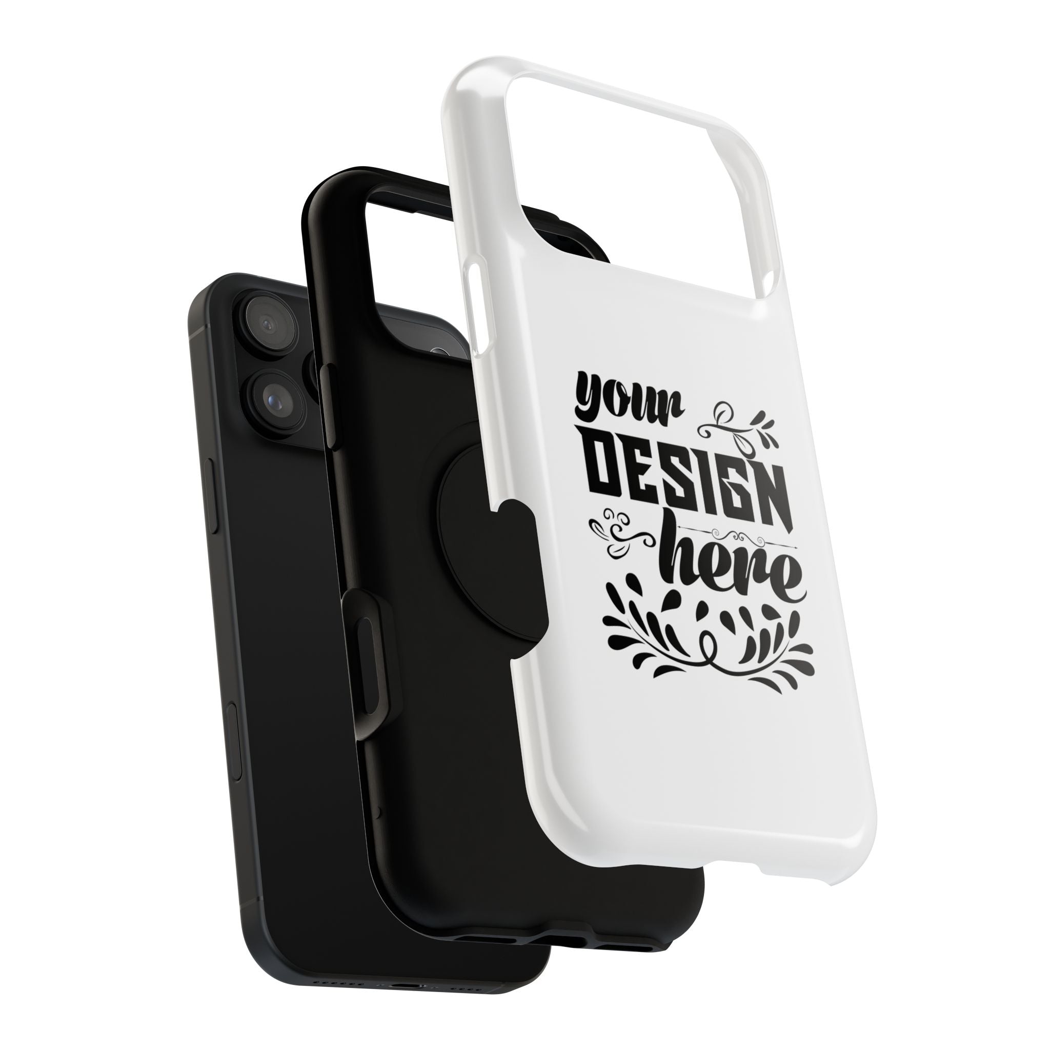 Customizable Impact Resistant Phone Case Dual Layer With Matte Or Glossy