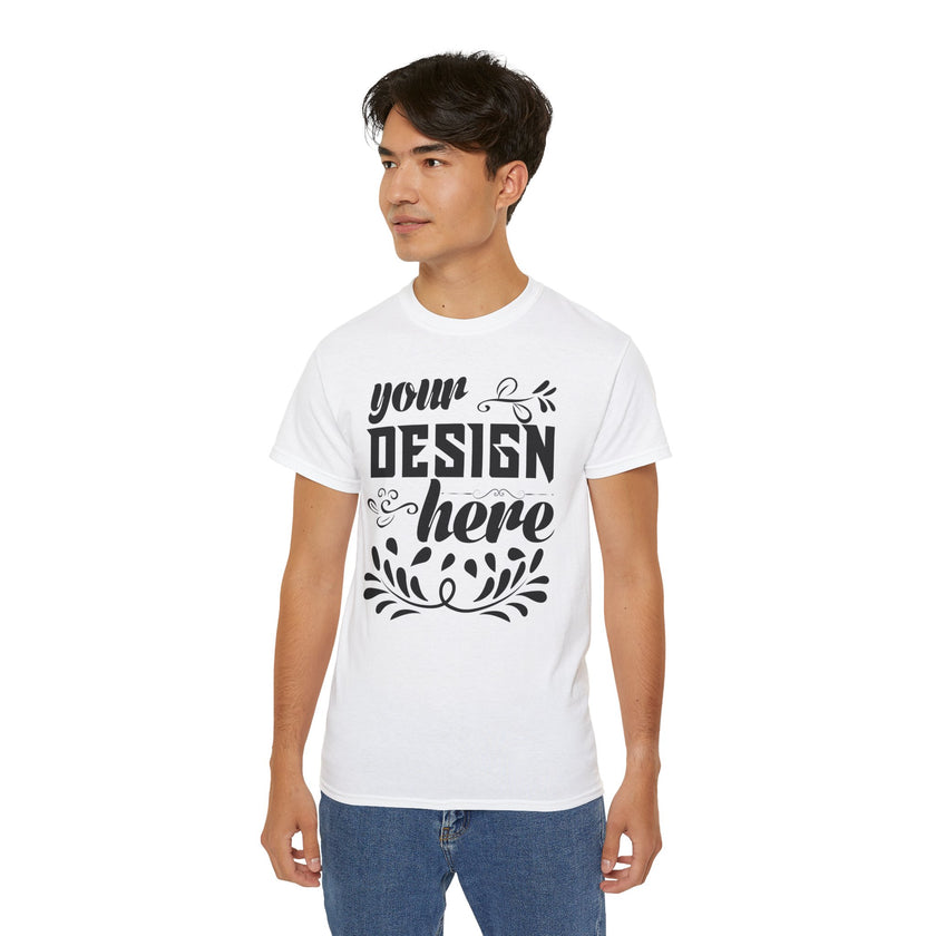 Customizable Gildan 2000 Unisex Ultra Cotton Crew Neck T-Shirt