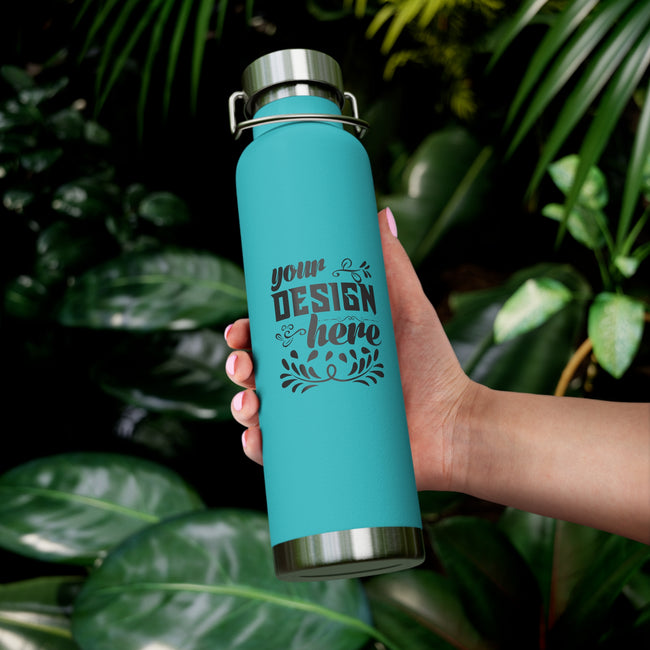 Customizable 22oz Copper Vacuum Insulated Stainless Steel Water Bottle