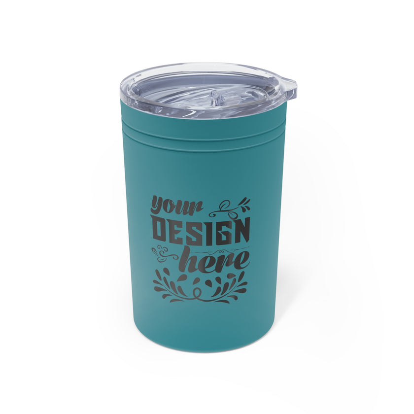 Customizable 11oz Vacuum Insulated Stainless Steel Tumbler with Lid