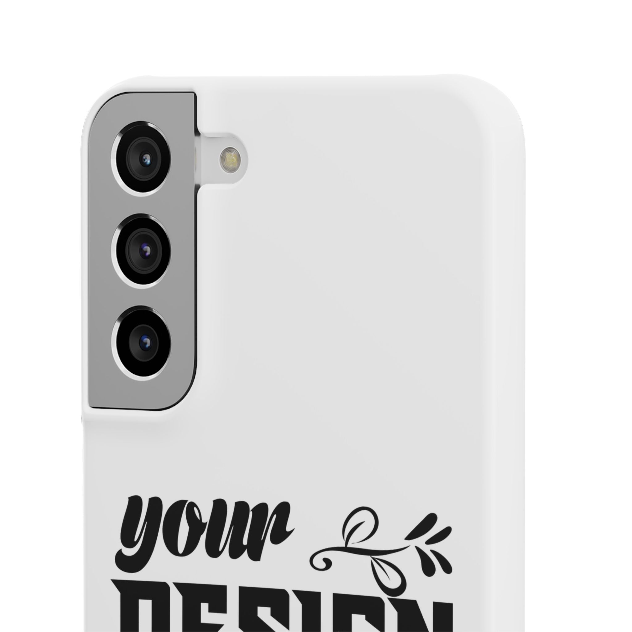 Customizable Snap Phone Case Slim Lightweight Polycarbonate Gloss Or Matte