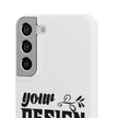 Customizable Snap Phone Case Slim Lightweight Polycarbonate Gloss Or Matte