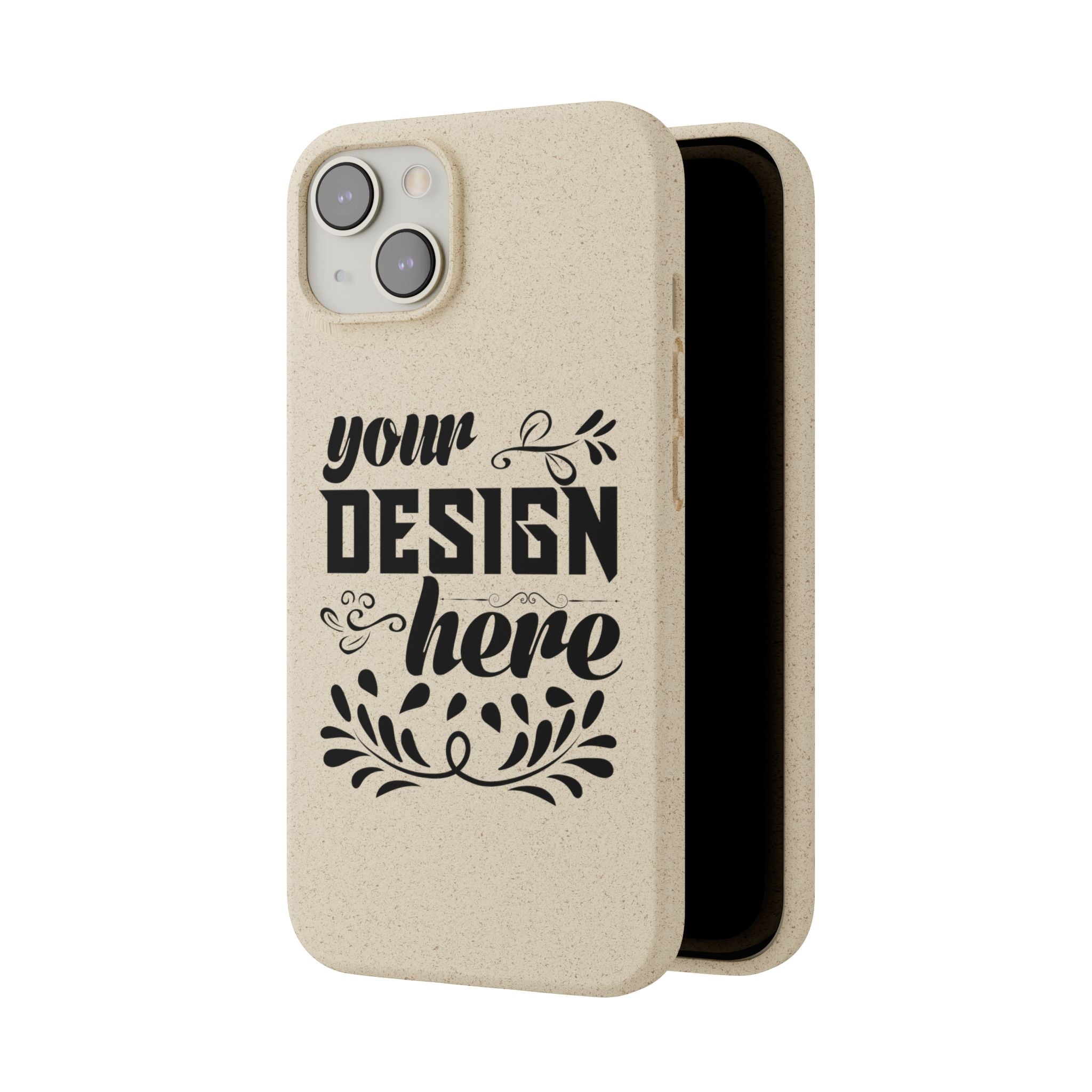 Customizable Biodegradable Phone Case Matte Finish Wireless Charging