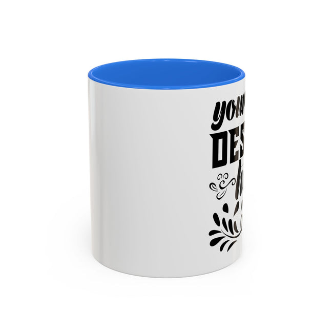 Customizable Glossy Ceramic Accent Mug 11oz and 15oz