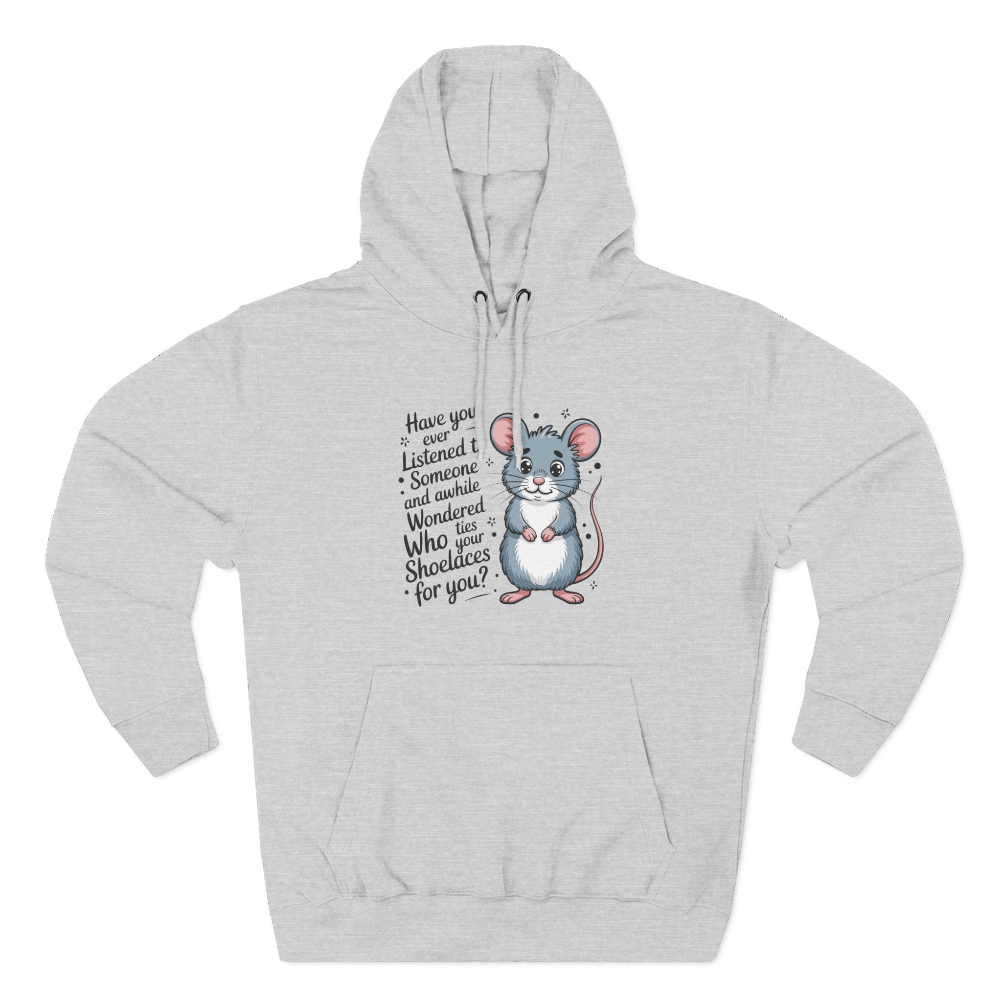 Lane Seven LS14001 Fleece Hoodie | Mouse Graphic Print