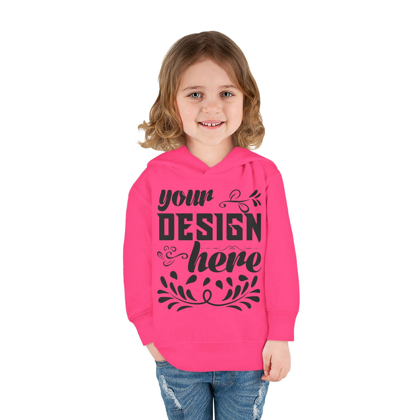 Customizable Rabbit Skins Toddler Pullover Fleece Hoodie DTG