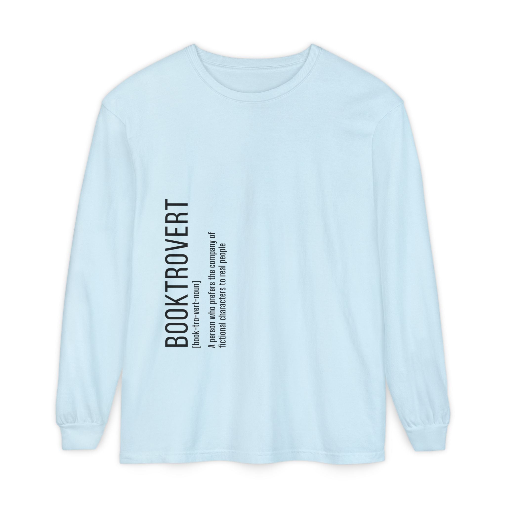 Comfort Colors 6014 Unisex  Long Sleeve T-Shirt | Booktrovert Graphic Print