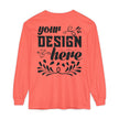 Customizable Comfort Colors 6014 Unisex Garment Dyed Long Sleeve T Shirt